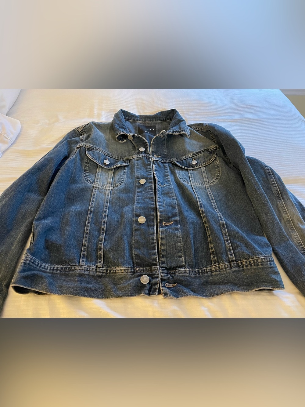 Sisley Dark Blue Denim Jacket